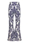 Etro Women's Knitted Trousers In Blue