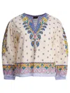 Etro Printed Paisley V-neck Knitwear