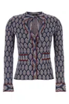 Etro Fitted V-neck Patterned Cardigan
