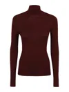 Etro , Wool Turtleneck Sweater, Woman, Burgundy, Size 40 In Burgundy