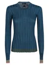 Etro Knitwear Tops Woman In Blue
