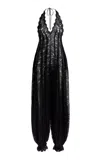 Etro Lace Balloon-leg Jumpsuit In Black