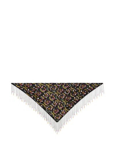 Etro Embroidered Lace Scarf In Multi