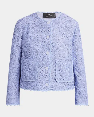 Etro Lace Cropped Jacket