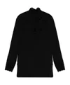 Etro Lace Detailed Long-sleeve Top In Black