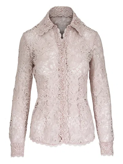 Etro Lace Shirt In Pink
