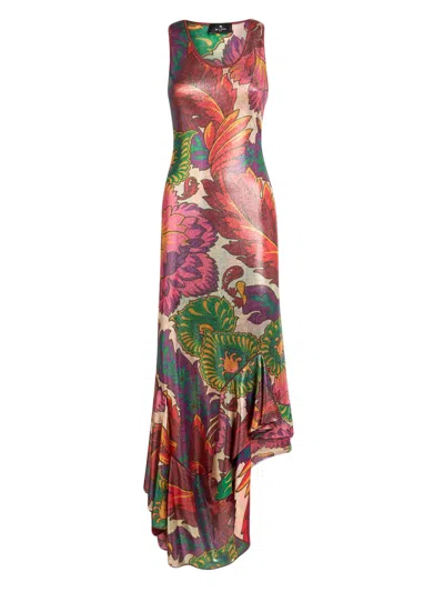 ETRO LAMINATED JERSEY DRESS