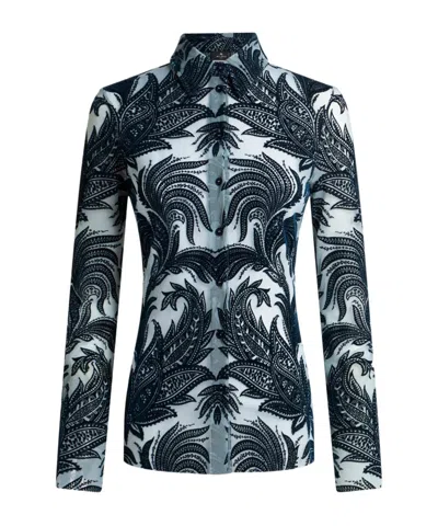 ETRO ETRO PAISLEY TULLE SHIRT