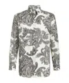 Etro Shirts White In Gray