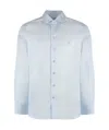 Etro Men's Button-down Collar Cotton Shirt In White