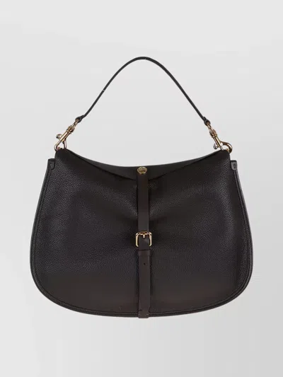 ETRO LARGE CROSSBODY BAG IN TUMBLED LEATHER
