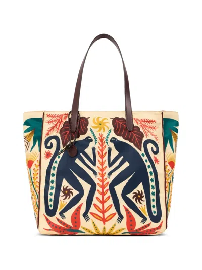 Etro Large  X Tabby Booth Unfold Me Tote Bag In Multi