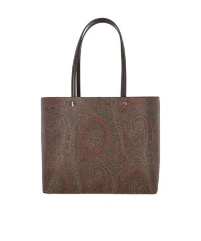 ETRO ETRO PAISLEY JACQUARD TOP HANDLE BAG