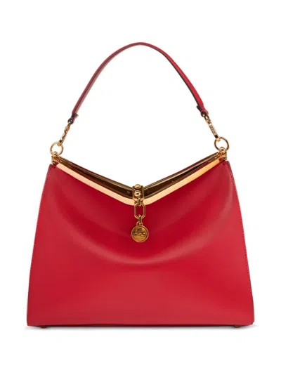 Etro Large Vela Bag In Red