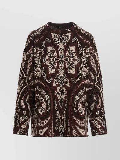 ETRO 'LAVINIA' KNIT SWEATER LONG SLEEVES