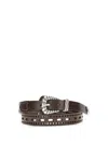 Etro Women Leather Bel In Brown