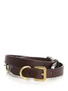 Etro Leather Belt Belts Brown In Brown