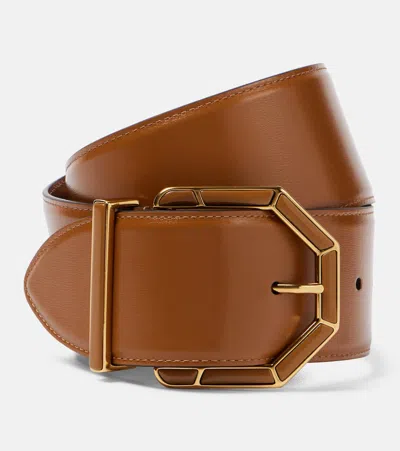 Etro Leather Belt In Black