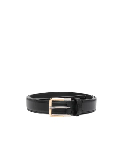 Etro Leather Belt In Green