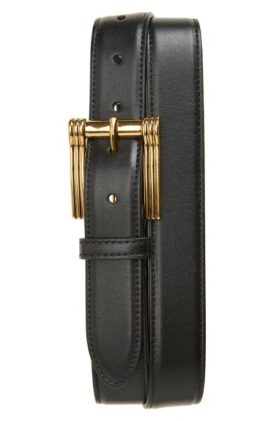 Etro Leather Belt In Black