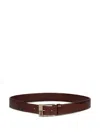 Etro Leather Belt In Brown