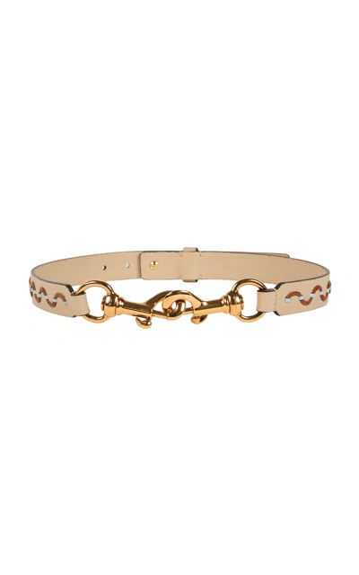Etro Leather Belt In Brown