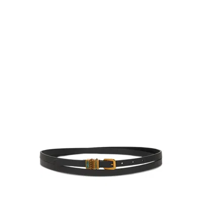Etro Leather Belt In Multicolor