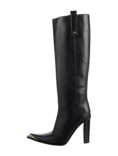 Pre-owned Etro Leather Boots In Black