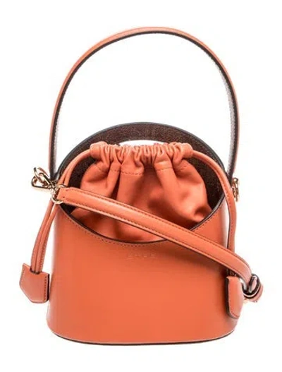 Pre-owned Etro Leather Bucket Bag W/ Tags In Brown