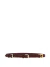 Etro Adjustable Triple Buckle Belt With Metal Hardware In Brown