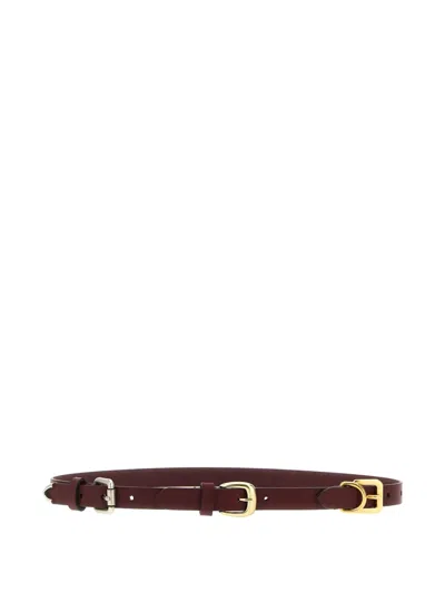 ETRO LEATHER BUCKLE BELT