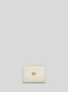 Etro Pegaso Leather Cardholder In White