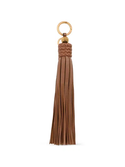 Etro Leather Charm In Brown