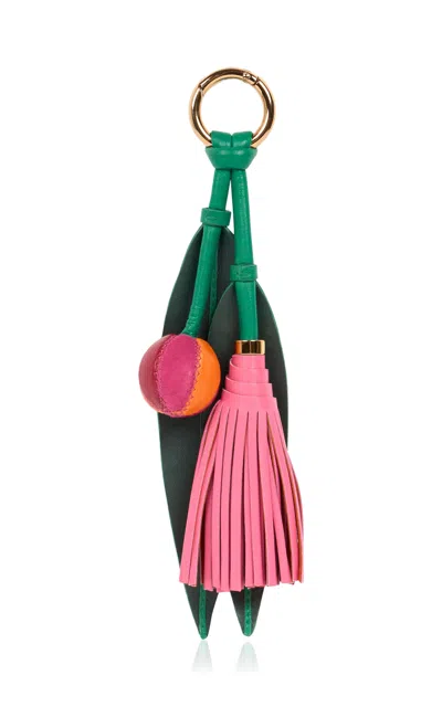 Etro Leather Charm Tassel In Multi