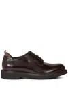 Etro Leather Lace-up Shoes In 褐色