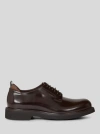 Etro Leather Lace-up Shoes In Dark Brown