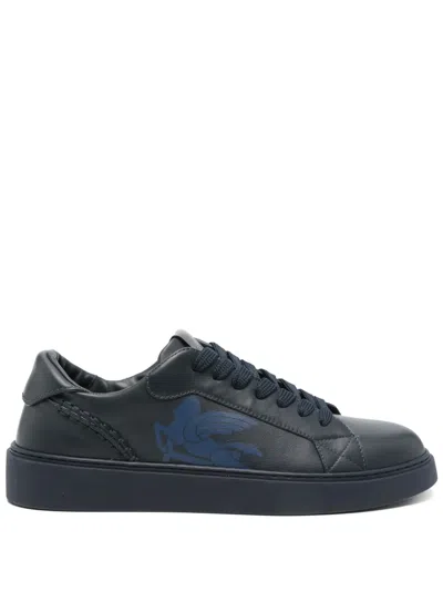 Etro Leather Low-top Sneakers