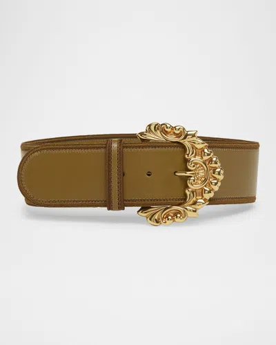 Etro Leather Maxi Belt