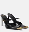 Etro Leather Mules In Schwarz