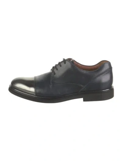 Pre-owned Etro Leather Oxfords In Blue