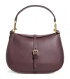Etro Leather Pony Cross-body Bag In Burgundy