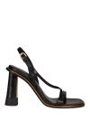 Etro , Leather Sandals And Straps, Woman, Black, Size 40 In Black