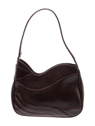 Pre-owned Etro Leather Shoulder Bag In Brown