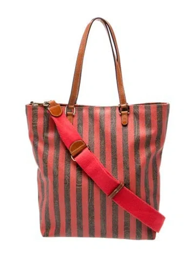 Pre-owned Etro Leather Shoulder Bag In Multi
