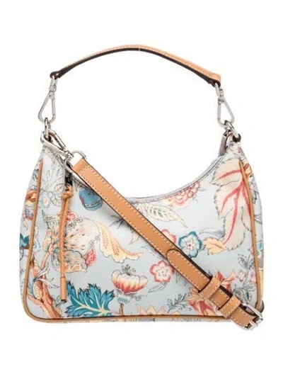 Pre-owned Etro Leather Shoulder Bag In Multicolor