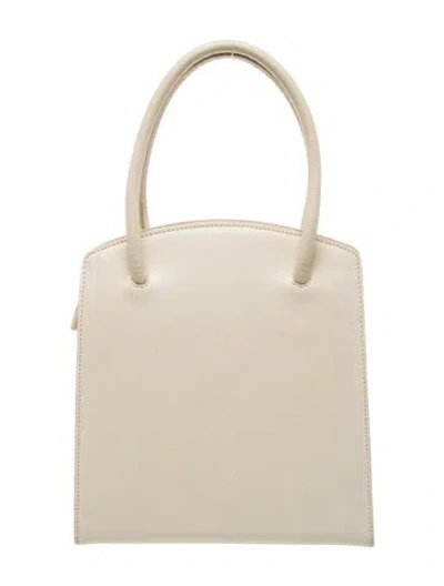 Pre-owned Etro Leather Top Handle Bag In Neutral