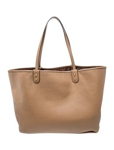 Pre-owned Etro Leather Tote In Brown