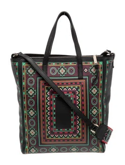 Pre-owned Etro Leather Tote In Multicolor