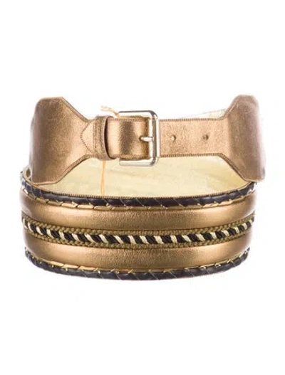 Pre-owned Etro Leather Waist Belt