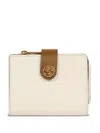 Etro Small Leather Wallet In White